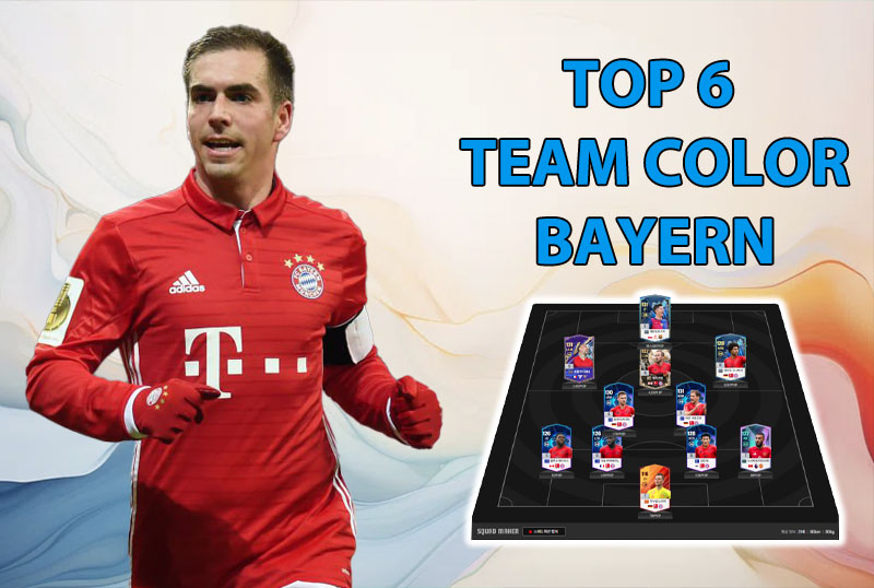 Tham khảo 6 đội hình top rank Hàn với team color Bayern Munich