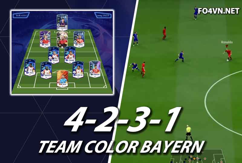 Chiến thuật FC Online : Phát huy sức mạnh của Bayern Munich với 4231