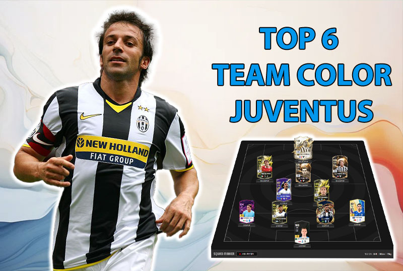 Tham khảo 6 đội hình top rank Hàn với team color Juventus