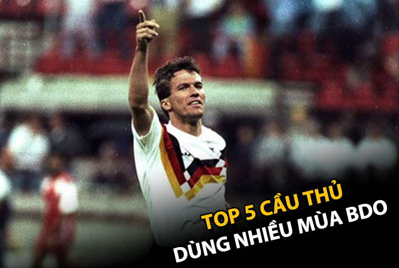 Top 5 cầu thủ đang được dùng nhiều nhất mùa BDO trong FC Online