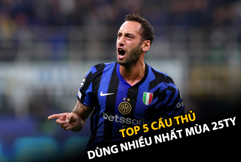 Top 5 cầu thủ được dùng nhiều nhất mùa 25TY trong rank FC Online Hàn