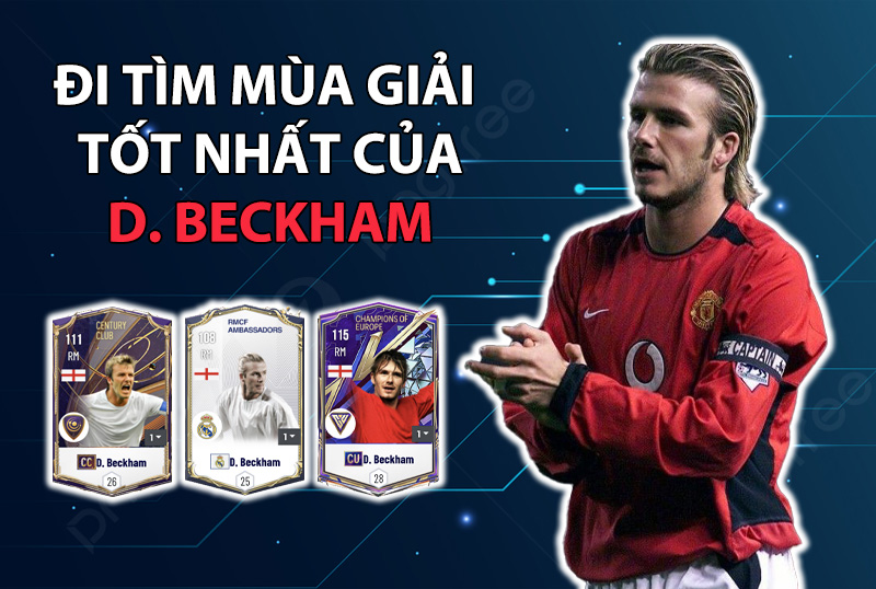 Đi tìm mùa giải tốt nhất của D. Beckham trong FC Online