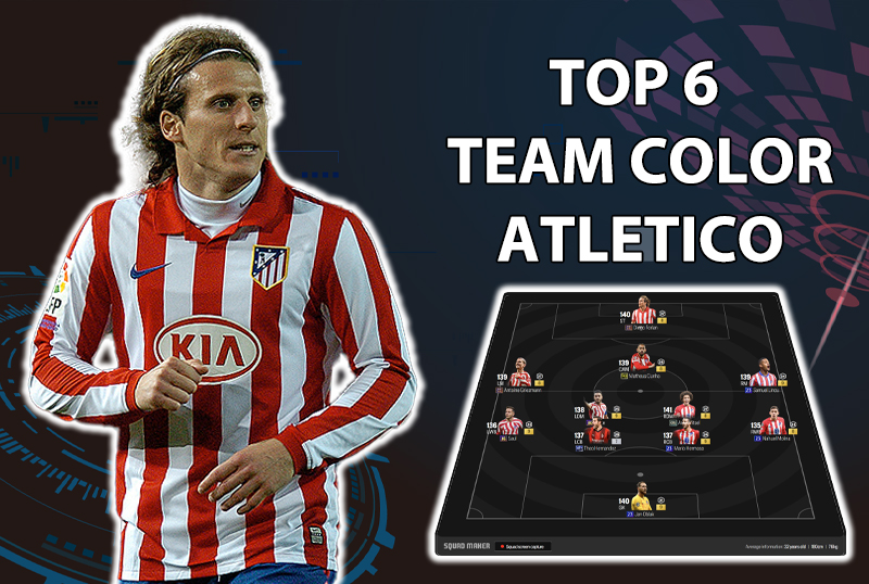 Tham khảo 6 đội hình top rank Hàn với team color Atletico Madrid