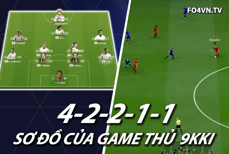 Chiến thuật FC Online : Sơ đồ 42211 của game thủ Hàn - 9KKI