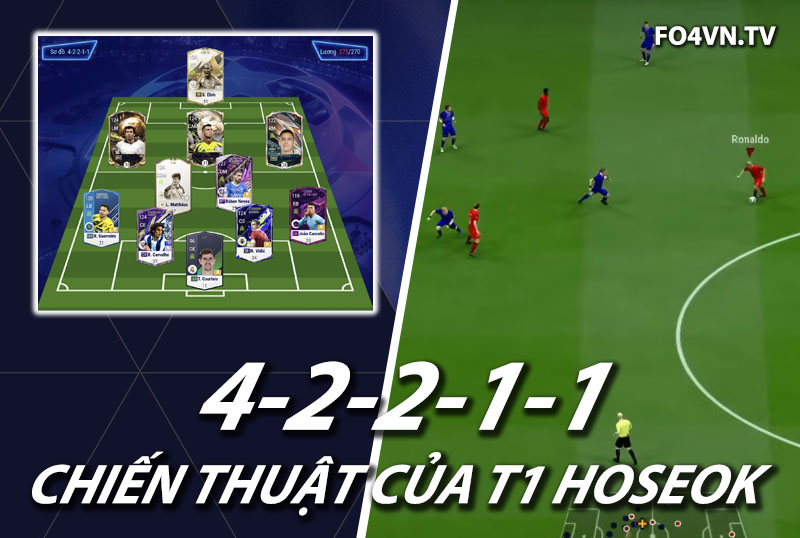 Chiến thuật FC Online : Sơ đồ 42211 của game thủ T1 Hoseok