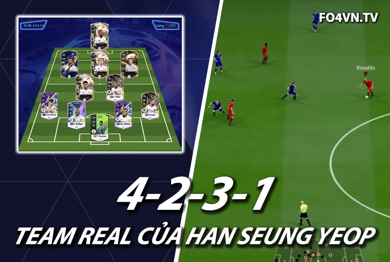 Chiến thuật FC Online : Sơ đồ 4231 với Real Madrid của Han Seung Yeop