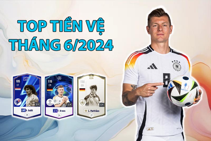 Những cầu thủ dùng nhiều nhất FC Online Hàn tháng 4/2025 vị trí tiền vệ