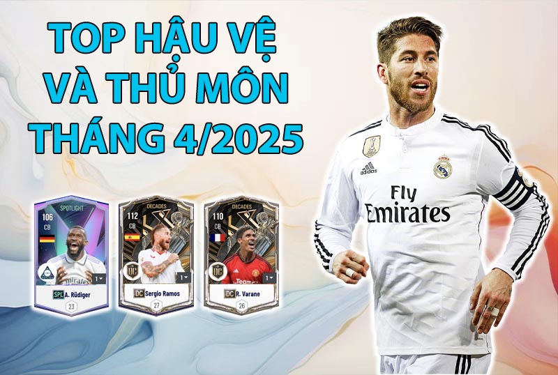Những cầu thủ dùng nhiều nhất FC Online Hàn tháng 4/2025 vị trí phòng ngự