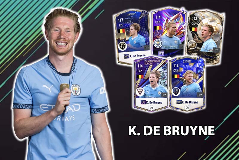 Đi tìm mùa giải tốt nhất của K. De Bruyne trong FC Online