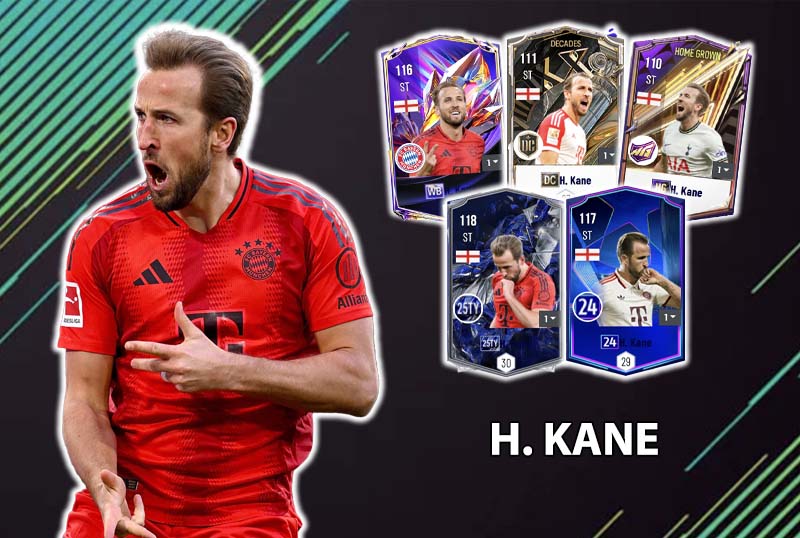Đi tìm mùa giải tốt nhất của Harry Kane trong FC Online
