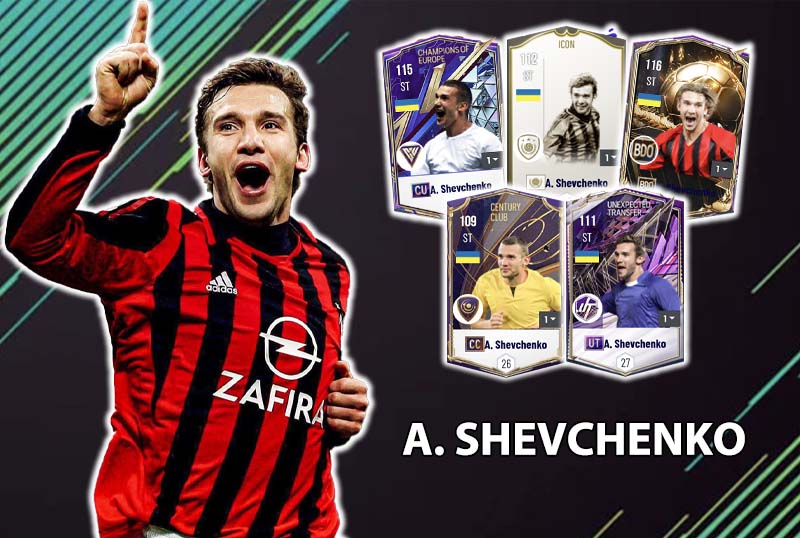 Đi tìm mùa giải tốt nhất của A. Shevchenko trong FC Online