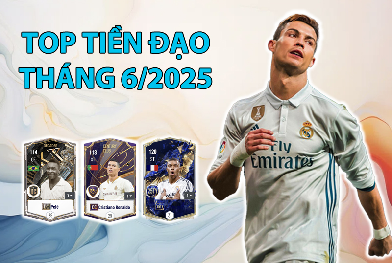 Những cầu thủ dùng nhiều nhất FC Online Hàn tháng 6/2025 vị trí tiền đạo