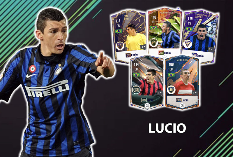 Đi tìm mùa giải tốt nhất của Lucio trong FC Online