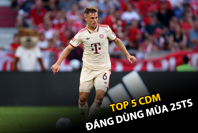 Top 5 tiền vệ phòng ngự đáng dùng nhất mùa 25TS trong FC Online
