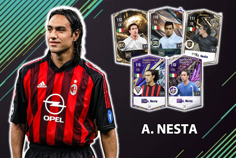Đi tìm mùa giải tốt nhất của A.Nesta trong FC Online