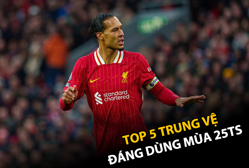 Top 5 trung vệ đáng dùng nhất mùa 25TS trong FC Online