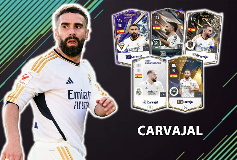 Đi tìm mùa giải tốt nhất của Carvajal trong FC Online