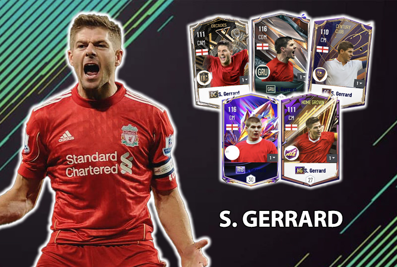 Đi tìm mùa giải tốt nhất của S. Gerrard trong FC Online