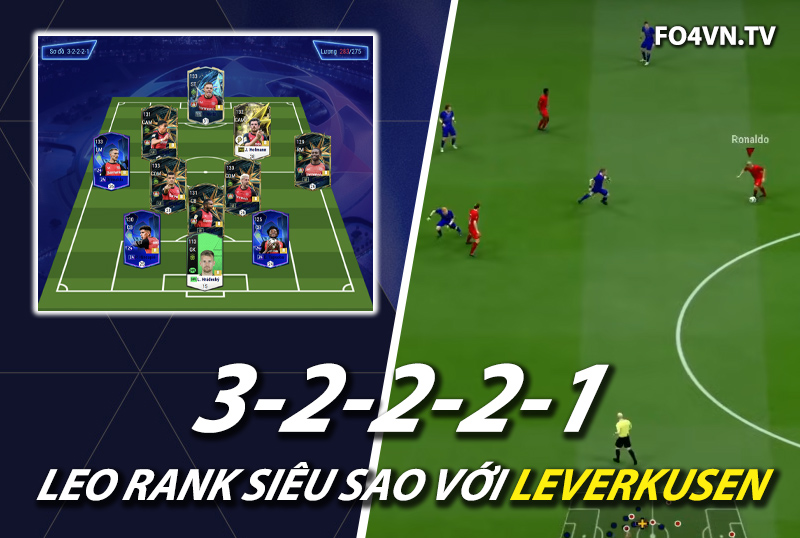 Chiến thuật FC Online : Sơ đồ 32221 với team color Leverkusen meta 11