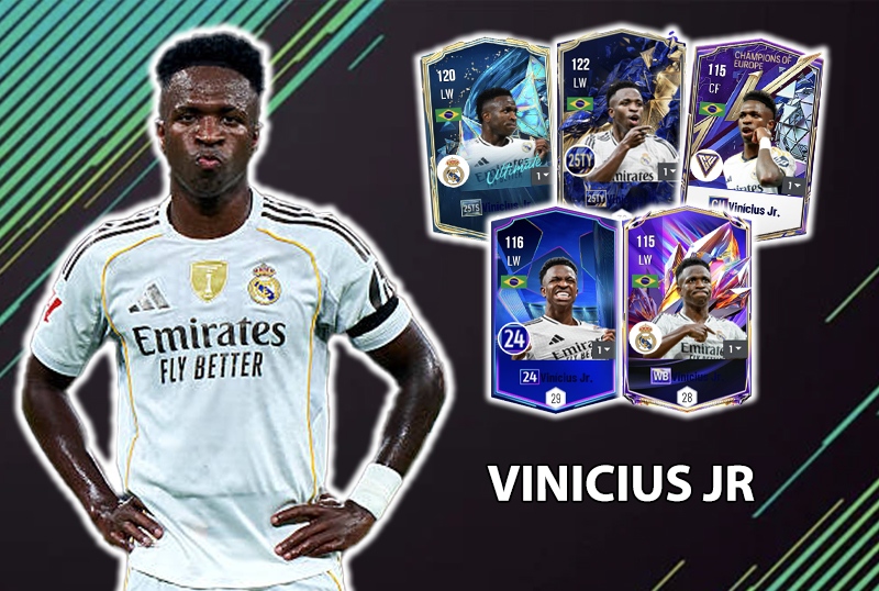 Đi tìm mùa giải tốt nhất của Vinicius Jr trong FC Online