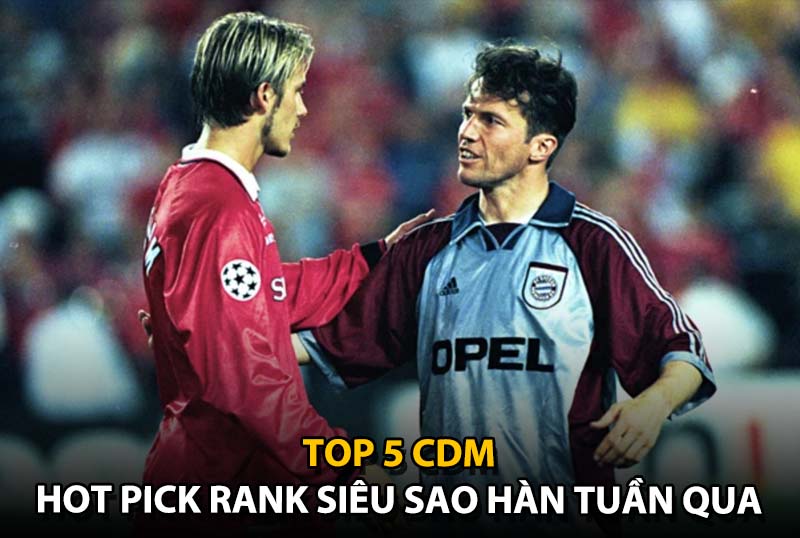 Top 5 tiền vệ phòng ngự được dùng nhiều nhất tuần qua trong rank siêu sao Hàn (24/9/2025)