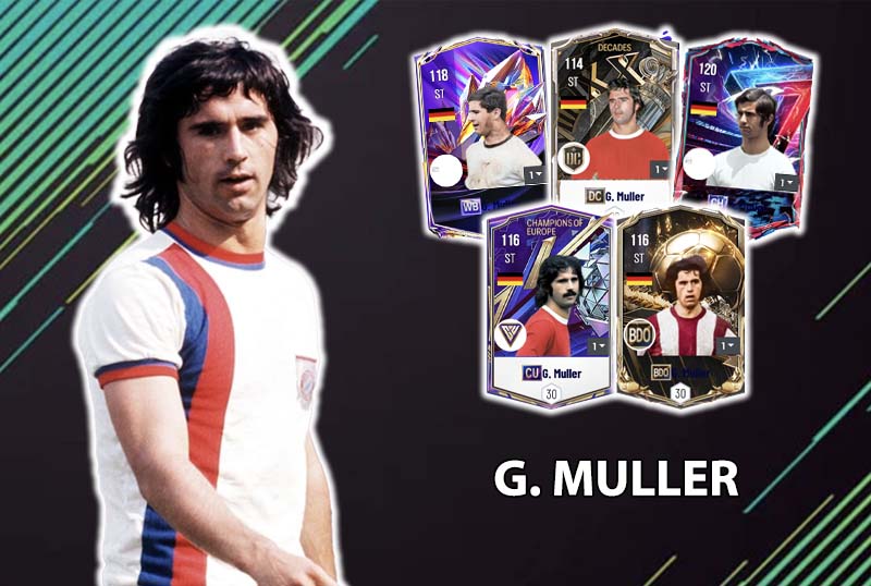 Đi tìm mùa giải tốt nhất của Gerd Muller trong FC Online