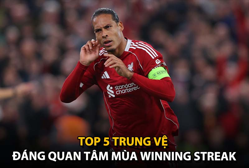 Top 5 trung vệ đáng quan tâm của mùa thẻ Winning Streak (WS) trong FC Online