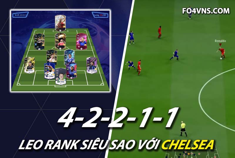 Chiến thuật FC Online : Sức mạnh của team Chelsea với sơ đồ 42211