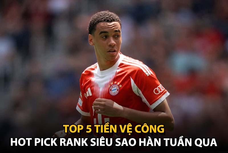 Top 5 tiền vệ công được dùng nhiều nhất tuần qua tại FC Online Hàn