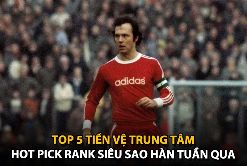 Top 5 tiền vệ trung tâm được dùng nhiều nhất tuần qua tại FC Online Hàn