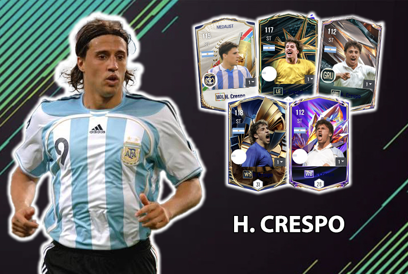 Đi tìm mùa giải tốt nhất của H. Crespo trong FC Online