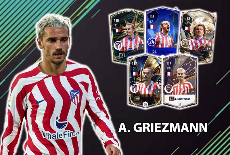 Đi tìm mùa giải tốt nhất của A. Griezmann trong FC Online