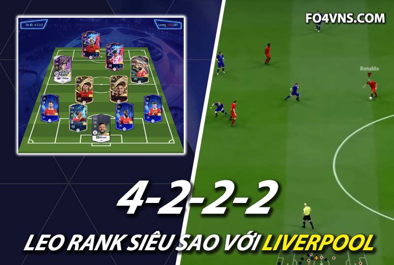 Chiến thuật FC Online : Kết hợp song sát Torres và Suarez trong sơ đồ 4222 Liverpool