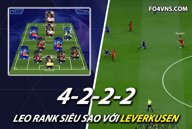 Chiến thuật FC Online : Kết hợp song sát Boniface và Son với sơ đồ 4222 Leverkusen